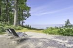 You will love sitting out on the deck enjoying views of Lake Michigan 